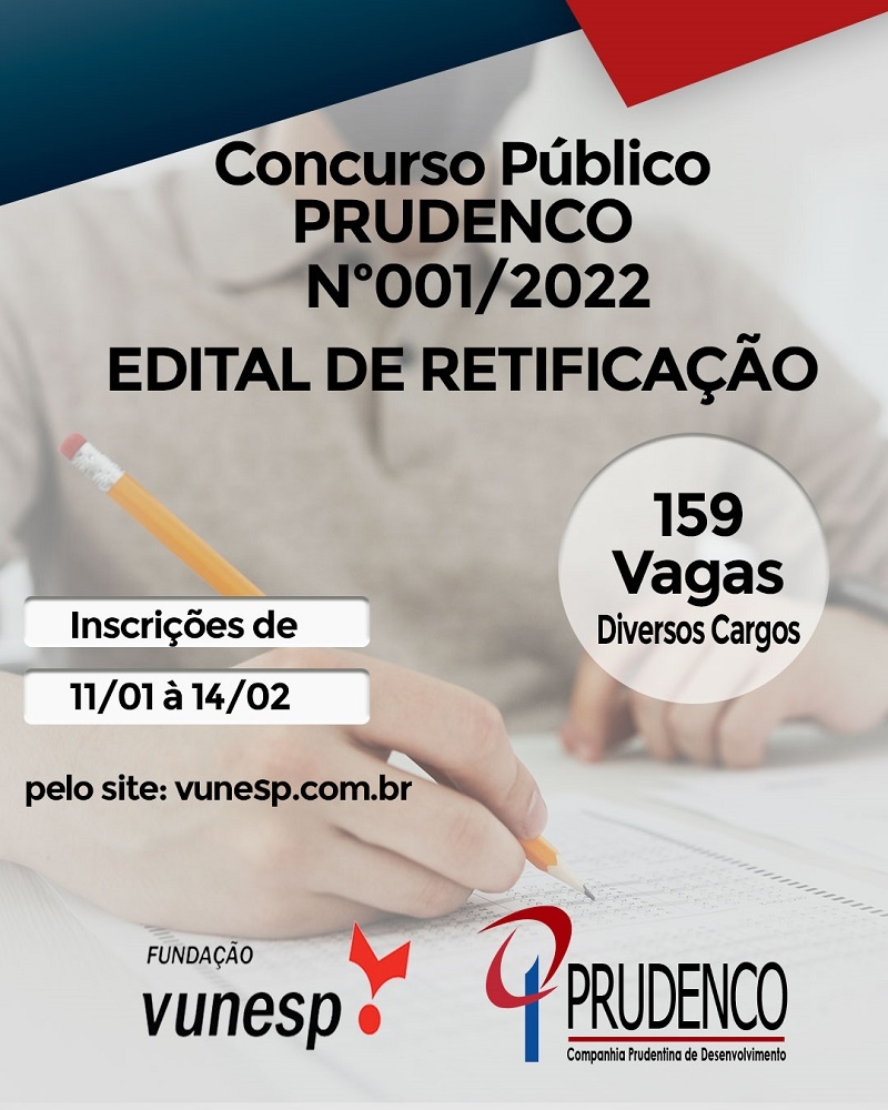 EDITAL DE RETIFICAÇÃO CONCURSO PUBLICO 01.2022